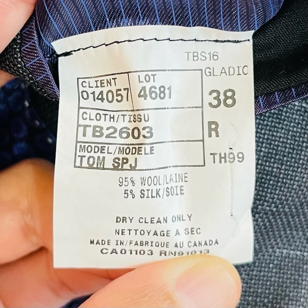 Ted Baker London Endurance Wool/Silk Blend Kyle Trim Fit Sport Coat 38R Gray
